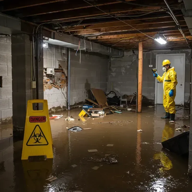 Flooded Basement Electrical Hazard in Valdez-Cordova Census Area, AK Property